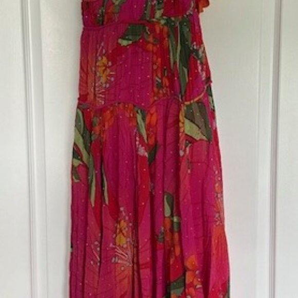 Farm Rio Red Pietra Maxi Dress - small (NWT) - Picture 6 of 7